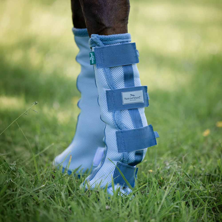 Vliegenschoenen Fly Boots Lichtblauw/Blauw/Zilver in de groep Vliegbescherming / Geurmiddelen & Zomerproducten bij Equinest (DBHF22CCLBLBLSI_r)
