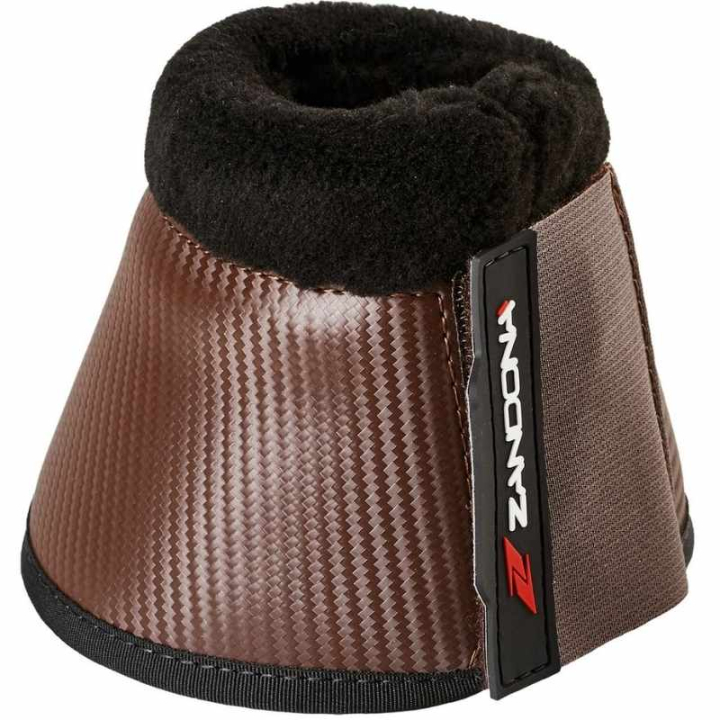 Springschoenen X-Bell Pony Furry Bruin in de groep Paardenuitrusting / Beenbeschermers & Bandages / Springschoenen bij Equinest (E2613PFBNUNBKBR_r)
