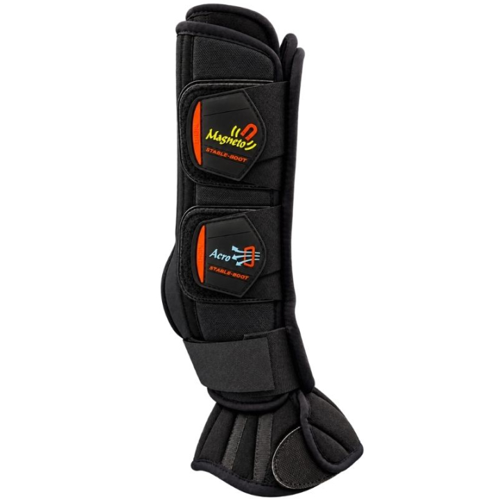 Stalbeschermers eBoots Aero Magneto Rear Zwart in de groep Paardenuitrusting / Beenbeschermers & Bandages / Transportbescherming & Stalbescherming bij Equinest (EBOOAMXLRBA_r)