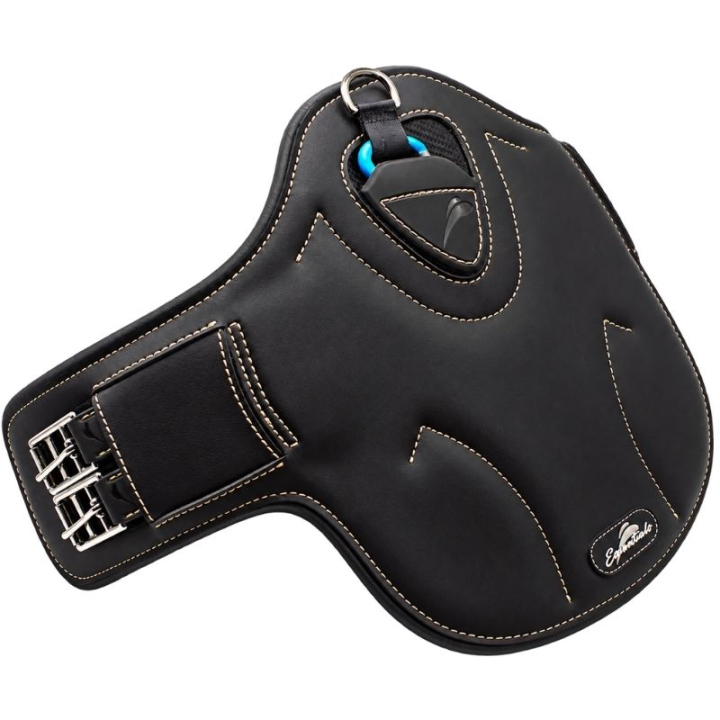 Springsingel met buikflap ES Cross Country Zwart in de groep Paardenuitrusting / Singels / Buikplaten & Springtuigen bij Equinest (ESC50NBA_r)