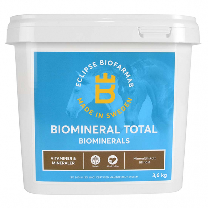BioMineral Total 3.6kg in de groep Voedingssupplement / Voedingssupplement paard / Vitaminen & Mineralen bij Equinest (H12034)