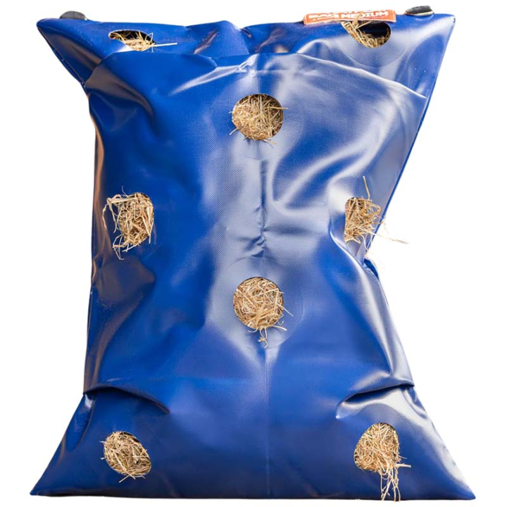 Hooizak HayPlay Buttonbag Belly Medium Donkerblauw in de groep Stal & Weide / Staluitrusting / Hooinetten & Hooizakken bij Equinest (HO-PB-M)