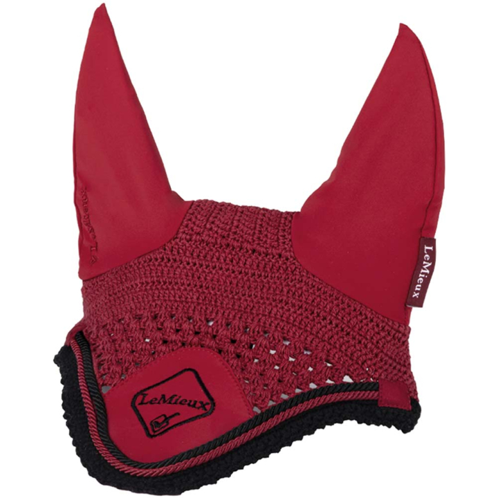 Oornetje Classic Rood/Zwart in de groep Paardenuitrusting / Oornetjes bij Equinest (IT00757004BARE_r)