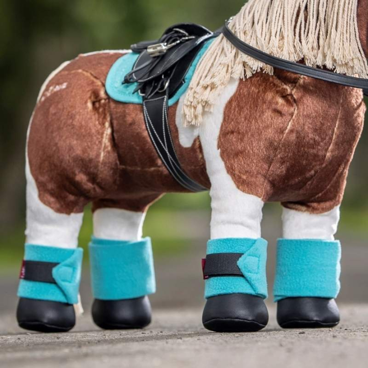 Bandages Toy Pony 4-pack Turkoois in de groep Stokpaarden & Speelgoedpaarden / Uitrusting voor Speelgoedpaard bij Equinest (IT020600TU)