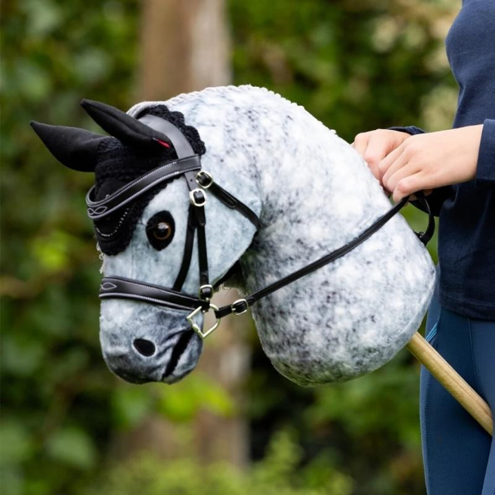 Oornetje voor stokpaard Classic Zwart in de groep Stokpaarden & Speelgoedpaarden / Uitrusting voor Stokpaard bij Equinest (IT034210BA)