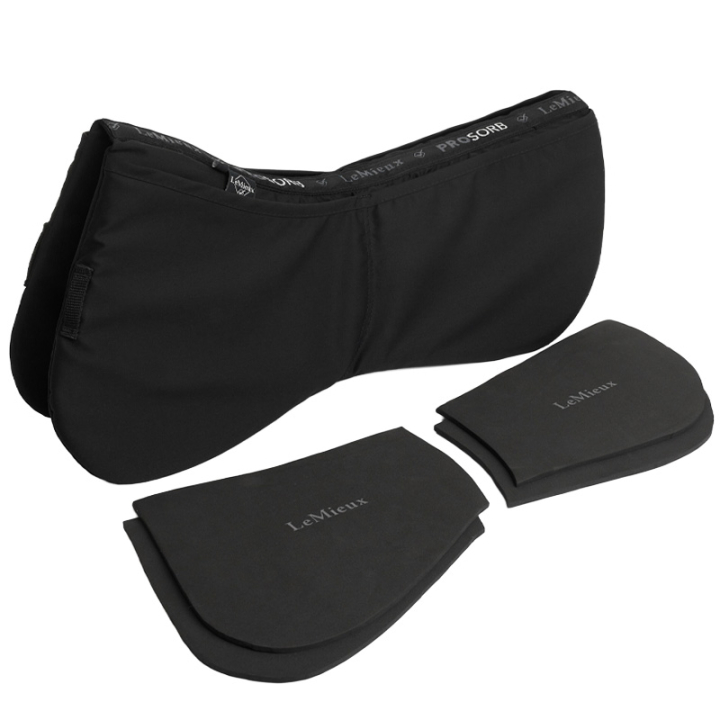 Zadelonderlegger ProSorb Plain 2 Pocket Zwart in de groep Paardenuitrusting / Zadelkussens bij Equinest (IT04893004BA_r)
