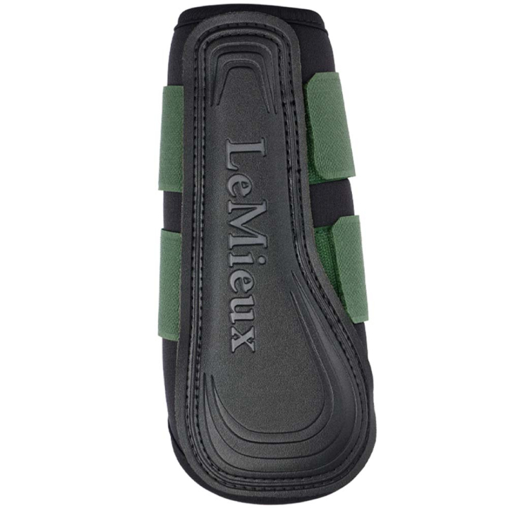 Beenbeschermers Grafter Zwart/Groen in de groep Paardenuitrusting / Beenbeschermers & Bandages / Beenbeschermers & Dressuurbeschermers bij Equinest (IT04919003BAOGN_r)