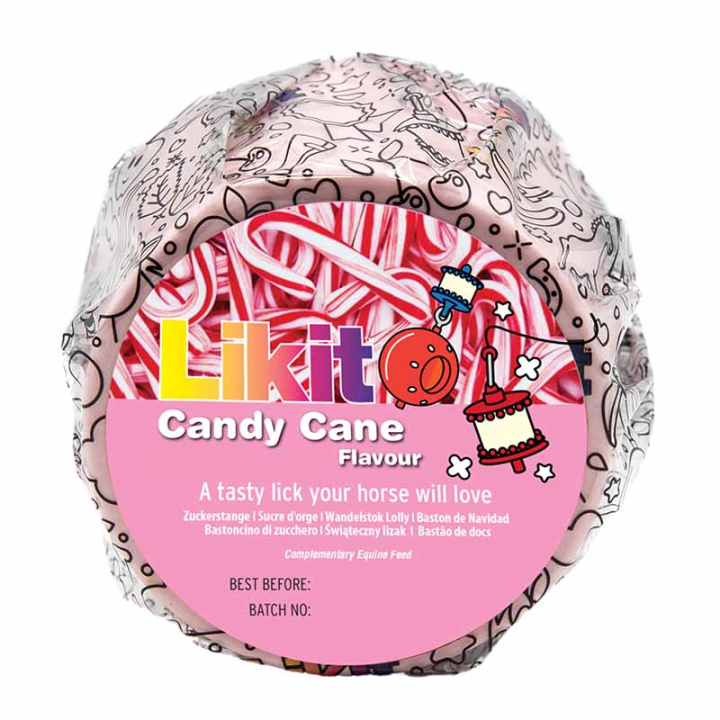 Liksteen Candy Cane Refill 650g in de groep Voedingssupplement / Voedingssupplement paard / Zoutstenen & Likstenen bij Equinest (LIKB2CC-650)