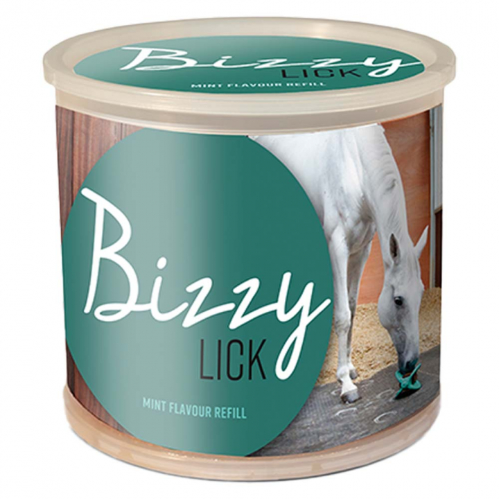 Liksteen Bizzy Lick Mint Refill 1kg in de groep Voedingssupplement / Voedingssupplement paard / Zoutstenen & Likstenen bij Equinest (LIKBIZMIX8-1000)