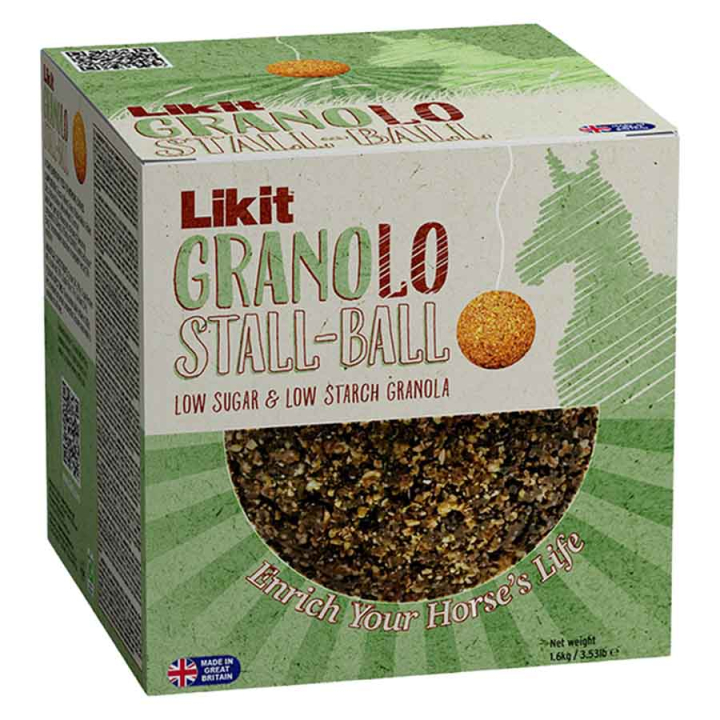 Stalbal GranoLo Appel 1,5kg in de groep Voedingssupplement / Voedingssupplement paard / Zoutstenen & Likstenen bij Equinest (LIKGRANOLOB-15kg)