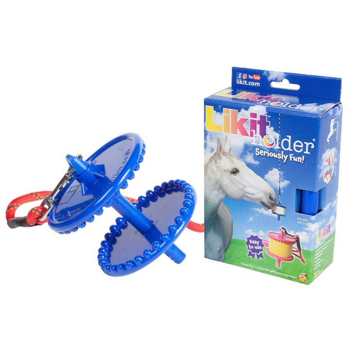 Houder Niveau 1 Blauw in de groep Voedingssupplement / Voedingssupplement paard / Zoutstenen & Likstenen bij Equinest (LIKLH02BLUE)