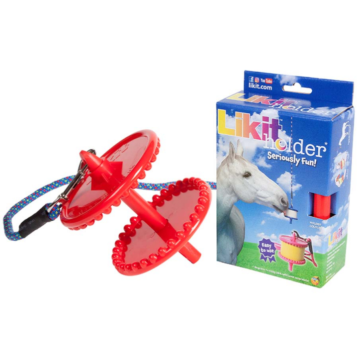 Houder Niveau 1 Rood in de groep Voedingssupplement / Voedingssupplement paard / Zoutstenen & Likstenen bij Equinest (LIKLH02RE)