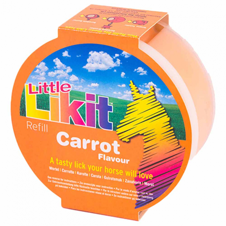 Liksteen Little Carrot Refill zonder Gat 250g in de groep Paardenverzorging en Verzorging / Paardensnoepjes bij Equinest (LIKLLCAEU-250)