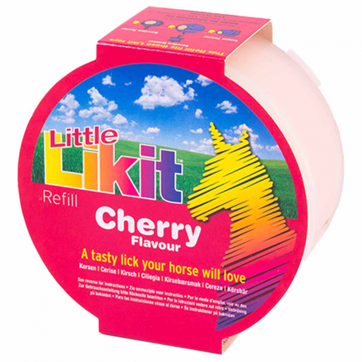 Liksteen Little Cherry Refill zonder Gat 250g in de groep Voedingssupplement / Voedingssupplement paard / Zoutstenen & Likstenen bij Equinest (LIKLLCHEU-250)