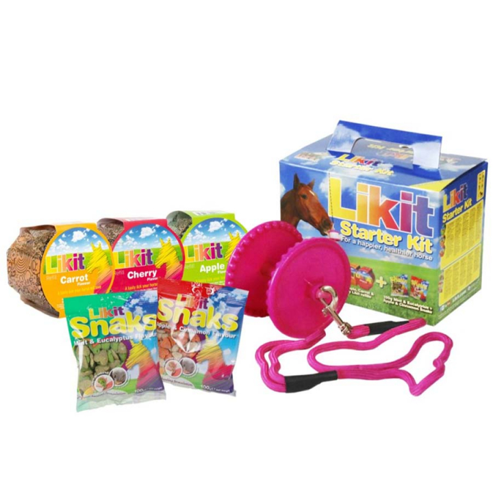 Starter Kit Niveau 1 Roze/Glitter in de groep Voedingssupplement / Voedingssupplement paard / Zoutstenen & Likstenen bij Equinest (LIKSTART202PI)