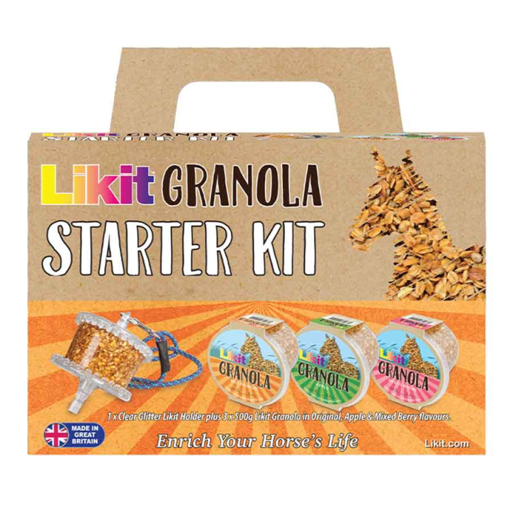 Startpakket GranoLo Niveau 1 Transparant in de groep Voedingssupplement / Voedingssupplement paard / Zoutstenen & Likstenen bij Equinest (LIKSTARTGRATR)