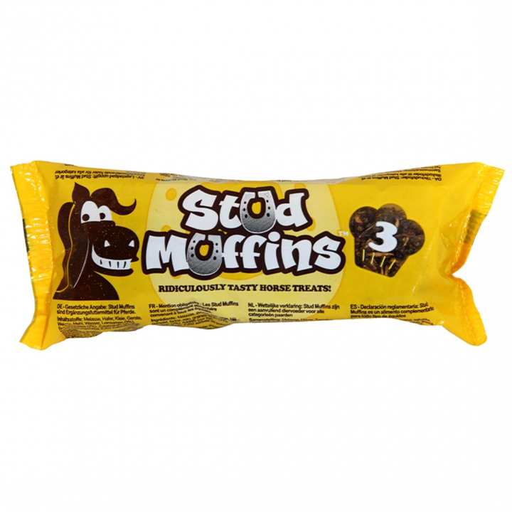 Paardensnacks Stud Muffins 3st in de groep Paardenverzorging en Verzorging / Paardensnoepjes bij Equinest (LIKSTUD-3)