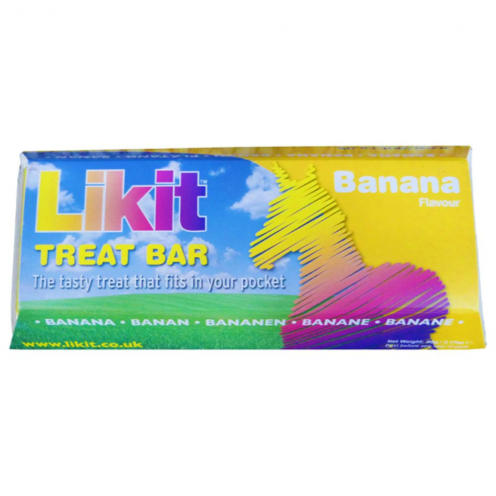 Paardensnacks Treat Bar Banaan 90g in de groep Paardenverzorging en Verzorging / Paardensnoepjes bij Equinest (LIKTBBAEU-90)