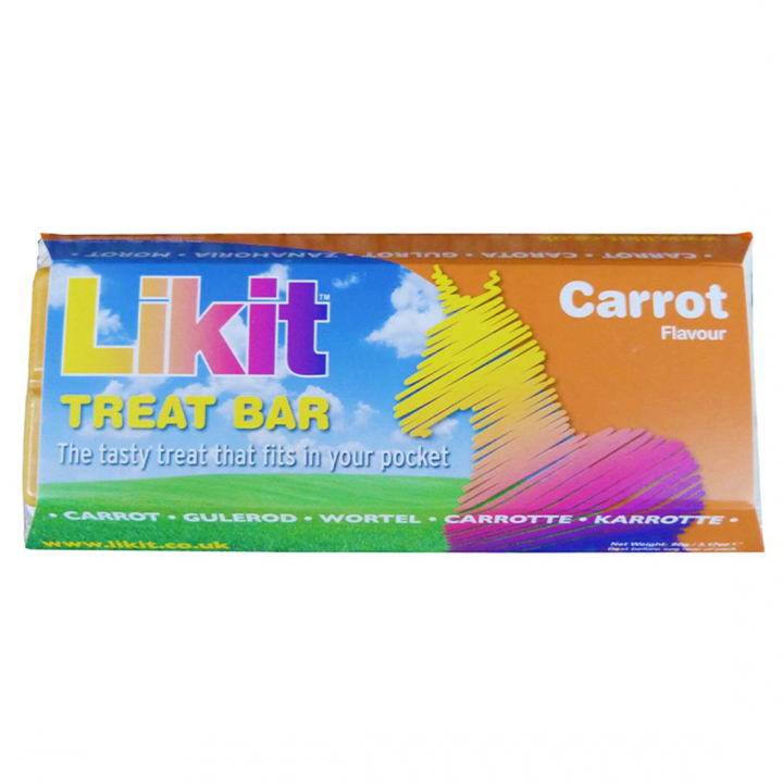Paardensnacks Treat Bar Wortel 90g in de groep Paardenverzorging en Verzorging / Paardensnoepjes bij Equinest (LIKTBCAEU-90)