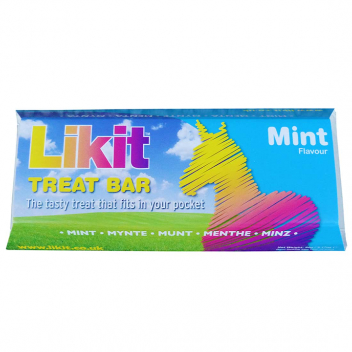 Paardensnacks Treat Bar Munt 90g in de groep Paardenverzorging en Verzorging / Paardensnoepjes bij Equinest (LIKTBMIEU-90)