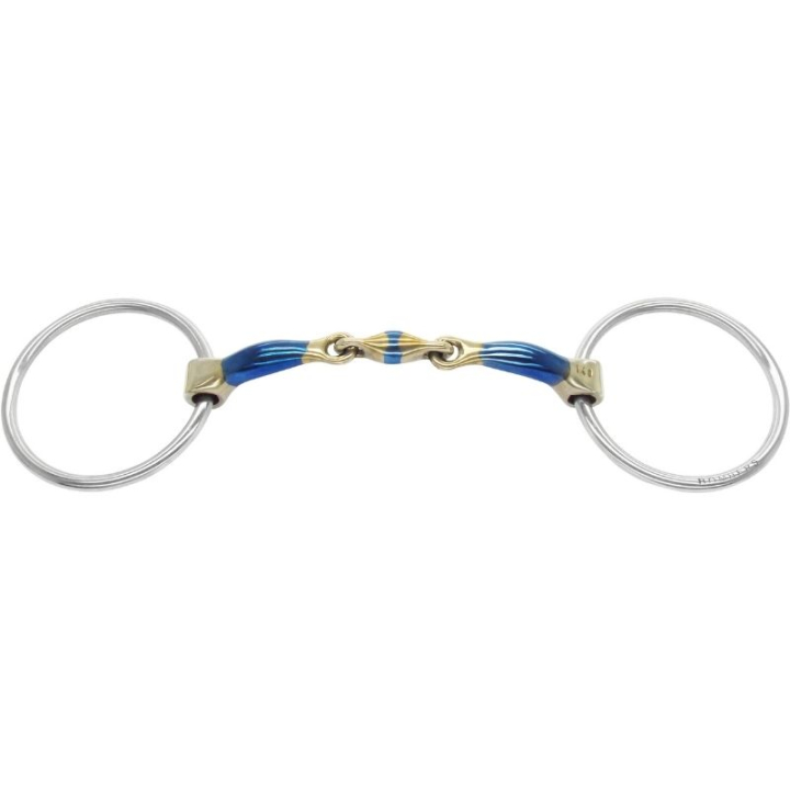 Bustrens met losse ringen Elliptical in de groep Paardenuitrusting / Bitten / Watertrensen bij Equinest (LREL09510_r)