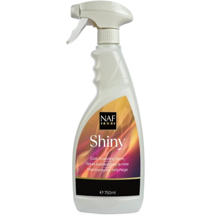 Glansspray Shiny 750ml in de groep Paardenverzorging en Verzorging / Vachtverzorging / Vachtglans bij Equinest (NAF19075-750)