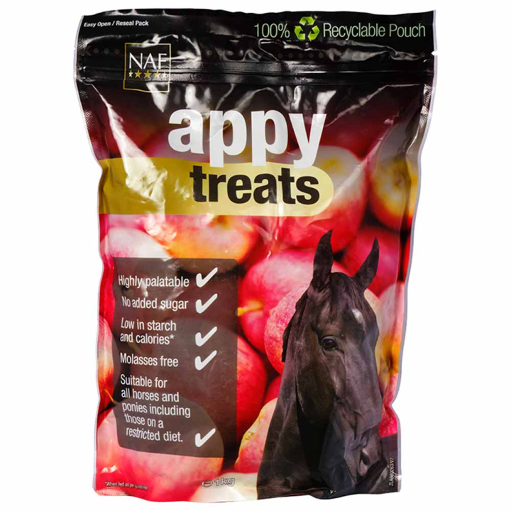 Paardensnoepjes Appy Treats 1kg in de groep Paardenverzorging en Verzorging / Paardensnoepjes bij Equinest (NAF2641)