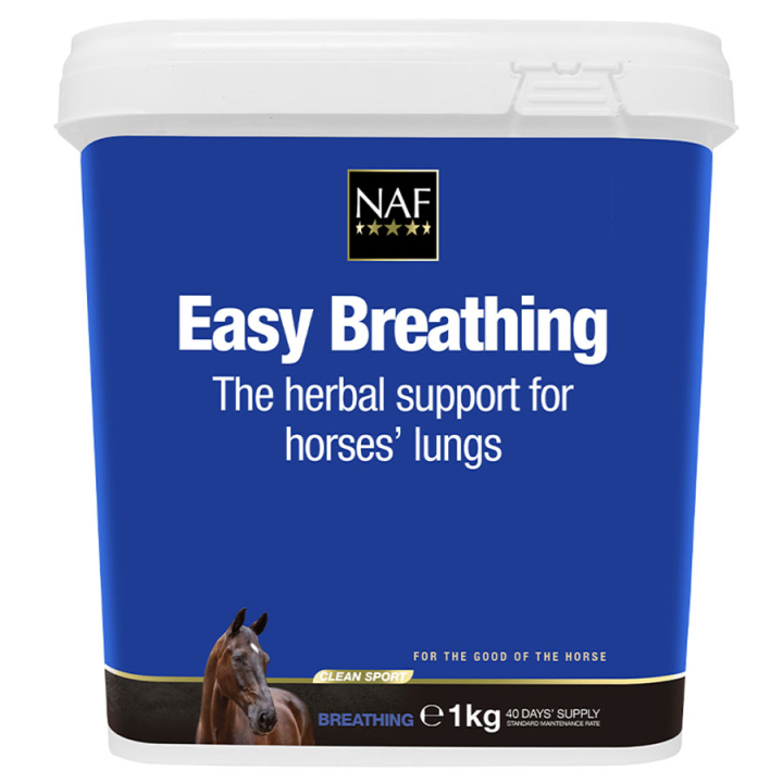 Easy Breathing Poeder 1kg in de groep Voedingssupplement / Voedingssupplement paard / Ademhaling & Luchtwegen bij Equinest (NAF731-1)