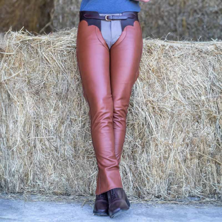 Chaps Leather Cognac in de groep Schoenen, Laarzen & Chaps / Chaps bij Equinest (RI12ACOLCO_r)