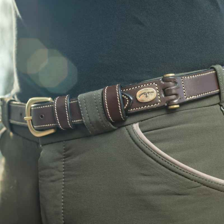 Riem Flat Leather Bruin in de groep Rijkleding / Accessoires / Slijp bij Equinest (RI19ABR10BR_r)