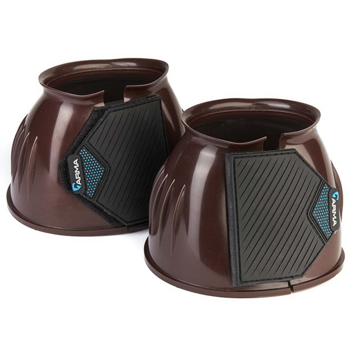 Springschoenen PVC Bruin in de groep Paardenuitrusting / Beenbeschermers & Bandages / Springschoenen bij Equinest (SH102830BR_r)