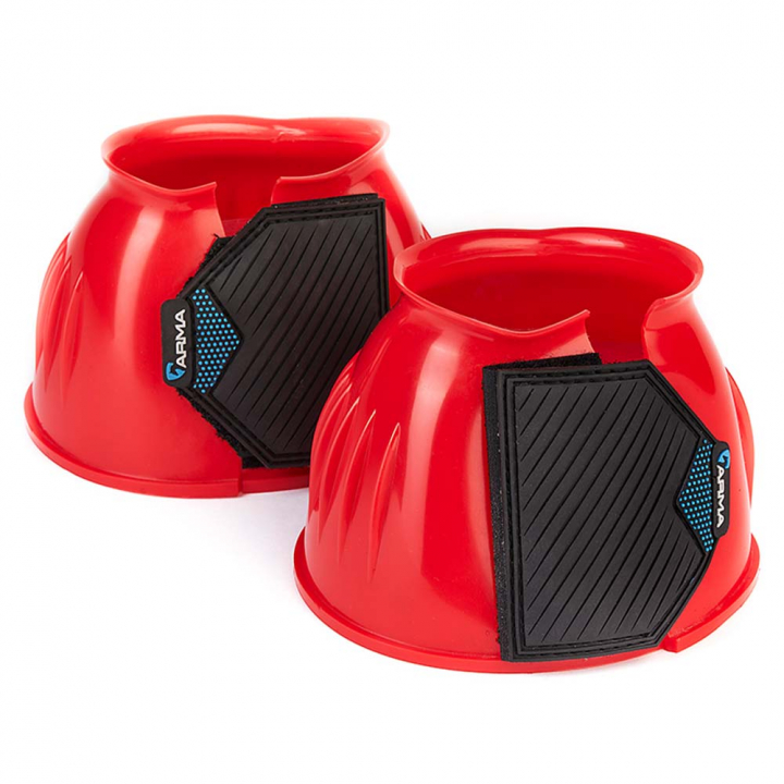 Springschoenen PVC Rood in de groep Paardenuitrusting / Beenbeschermers & Bandages / Springschoenen bij Equinest (SH102831RE_r)