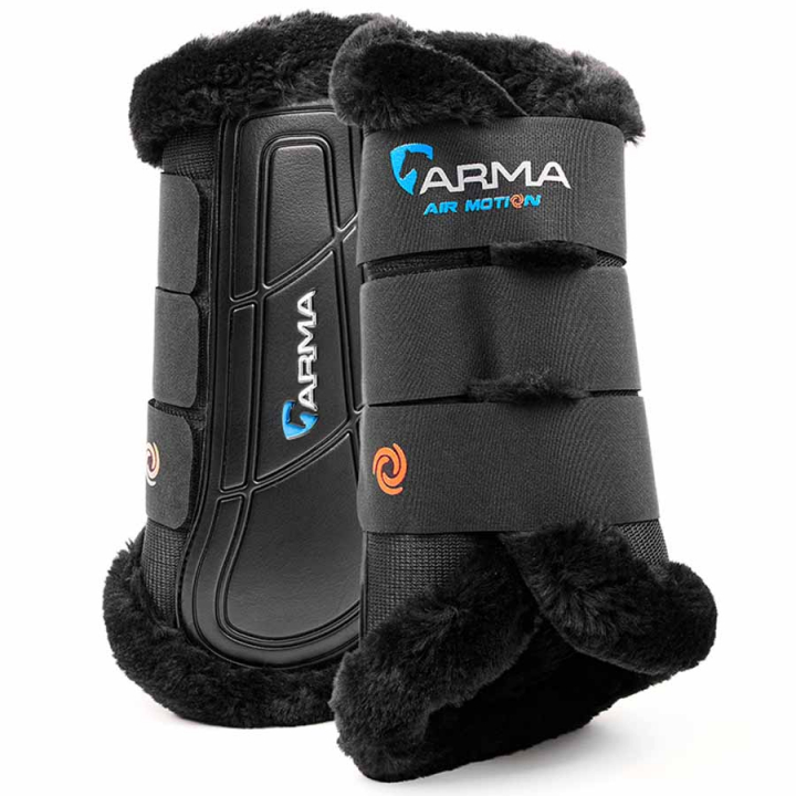 Beenbeschermers Air Motion Supafleece Zwart in de groep Paardenuitrusting / Beenbeschermers & Bandages / Beenbeschermers & Dressuurbeschermers bij Equinest (SH104700BA_r)