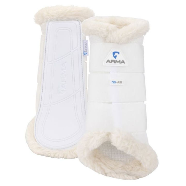 Beenbeschermers NX-Air Motion Supafleece Wit in de groep Paardenuitrusting / Beenbeschermers & Bandages bij Equinest (SH104700WH_r)