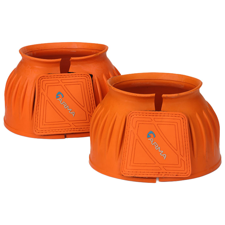 Rubberen Springschoenen Oranje in de groep Paardenuitrusting / Beenbeschermers & Bandages / Springschoenen bij Equinest (SH134V_O_r)