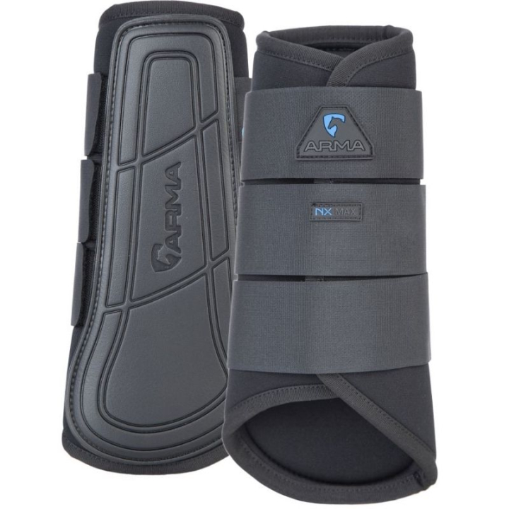 Beenbeschermers NX-MAX Neopreen Zwart in de groep Paardenuitrusting / Beenbeschermers & Bandages / Beenbeschermers & Dressuurbeschermers bij Equinest (SH170ASv_r)