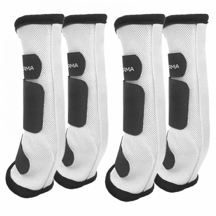 Vliegenbeenbeschermers 4-pack Wit in de groep Vliegbescherming / Geurmiddelen & Zomerproducten bij Equinest (SH185701WH_r)