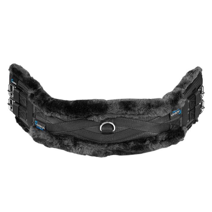 Dressuurriem SupaFleece Zwart in de groep Paardenuitrusting / Singels / Dressuur singels bij Equinest (SH462015BA_r)