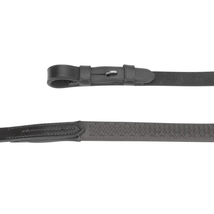 Rubberen Teugels Gara Soft Grip Zwart in de groep Paardenuitrusting / Teugels / Rubberen Teugels bij Equinest (SH501001BA_r)
