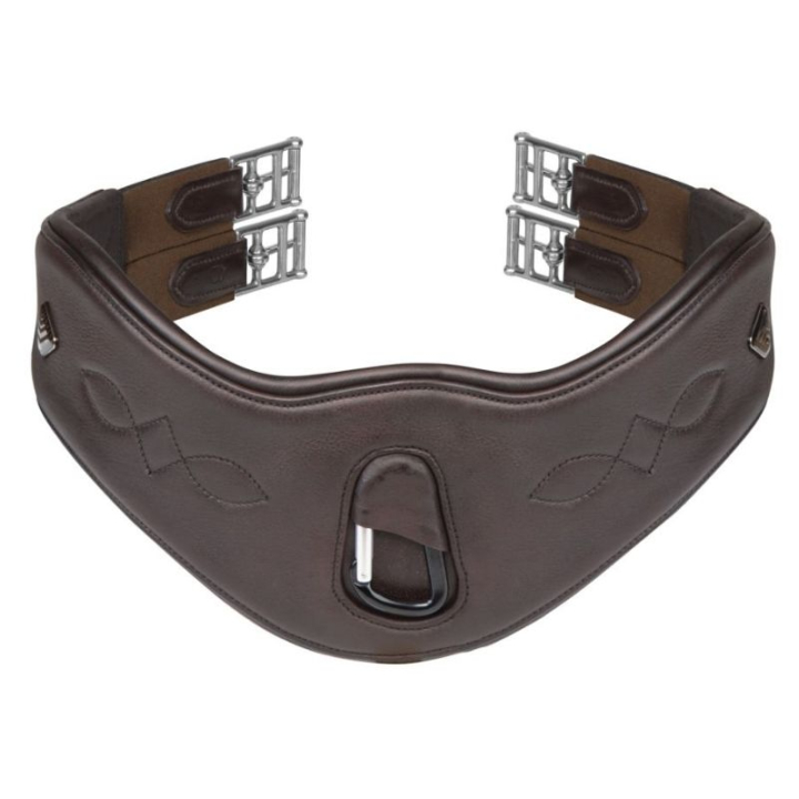 Anatomische Singel LUSSO Elastic Bruin in de groep Paardenuitrusting / Singels bij Equinest (SH714021BR_r)