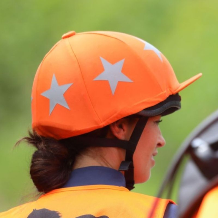 Rijhelmhoes Reflective Oranje in de groep Rijuitrusting / Reflectoren bij Equinest (SH85240OR)
