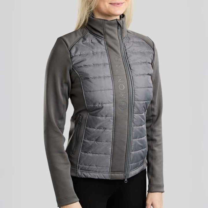Hybride jas Emma Softshell Grijs in de groep Rijkleding / Jassen / Rijjassen bij Equinest (SL21246LGR_r)