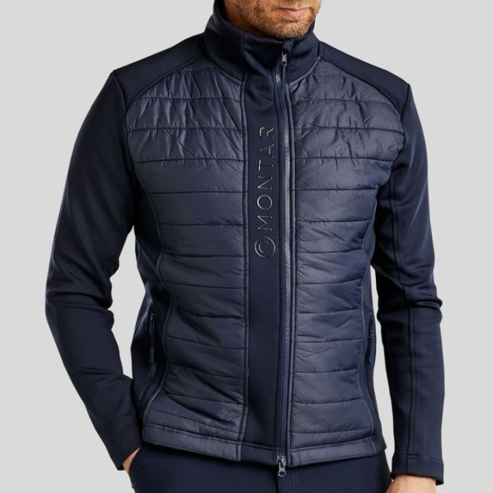 Hybride Jas Heren Emanuel Softshell Marineblauw in de groep Rijkleding / Jassen / Rijjassen bij Equinest (SL31247LNA_r)