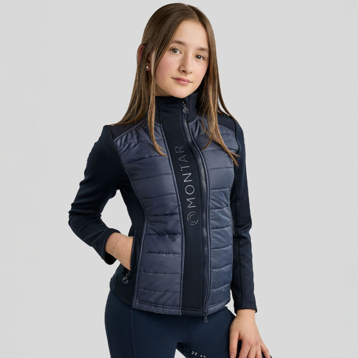 Hybride Jas Kind/Junior Emma Softshell Marineblauw in de groep Rijkleding / Jassen / Rijjassen bij Equinest (SL4125714NA_r)