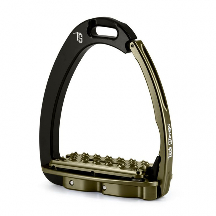 Stijgbeugels Venice Plus EVO Zwart/Bruin in de groep Paardenuitrusting / Stijgbeugels bij Equinest (TSVPESVBR)