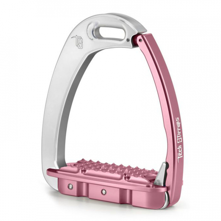 Stijgbeugels Venice Young EVO Zilver/Roos in de groep Paardenuitrusting / Stijgbeugels bij Equinest (TSVYESIRS)