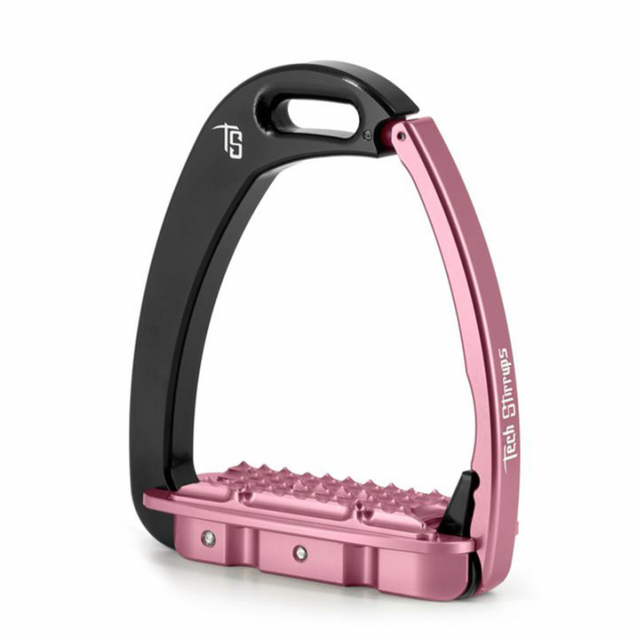 Stijgbeugels Venice Young EVO Zwart/Roos in de groep Paardenuitrusting / Stijgbeugels bij Equinest (TSVYESVRS)