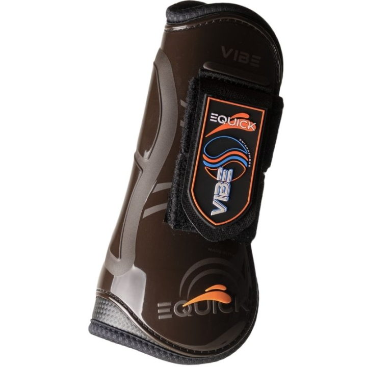 Peesbeschermers Vibe Velcro Bruin in de groep Paardenuitrusting / Beenbeschermers & Bandages / Peesbeschermers bij Equinest (VIBFLMVBR_r)