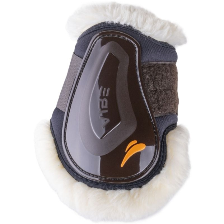 Strijklappen Vibe Velcro Fluffy Bruin in de groep Paardenuitrusting / Beenbeschermers & Bandages / Kogelbeschermers & Strijklappen bij Equinest (VIBRLMASVBR_r)