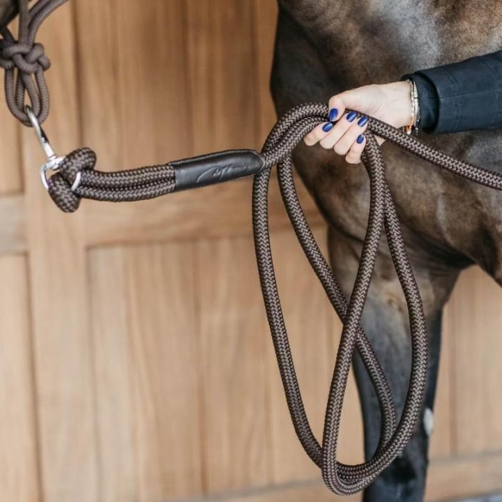 Halster 3,7m Working Collection Bruin in de groep Paardenuitrusting / Halstertouwen & Trailerlijnen / Nylon & Katoenen halstertouw bij Equinest (WO10DBRBR)